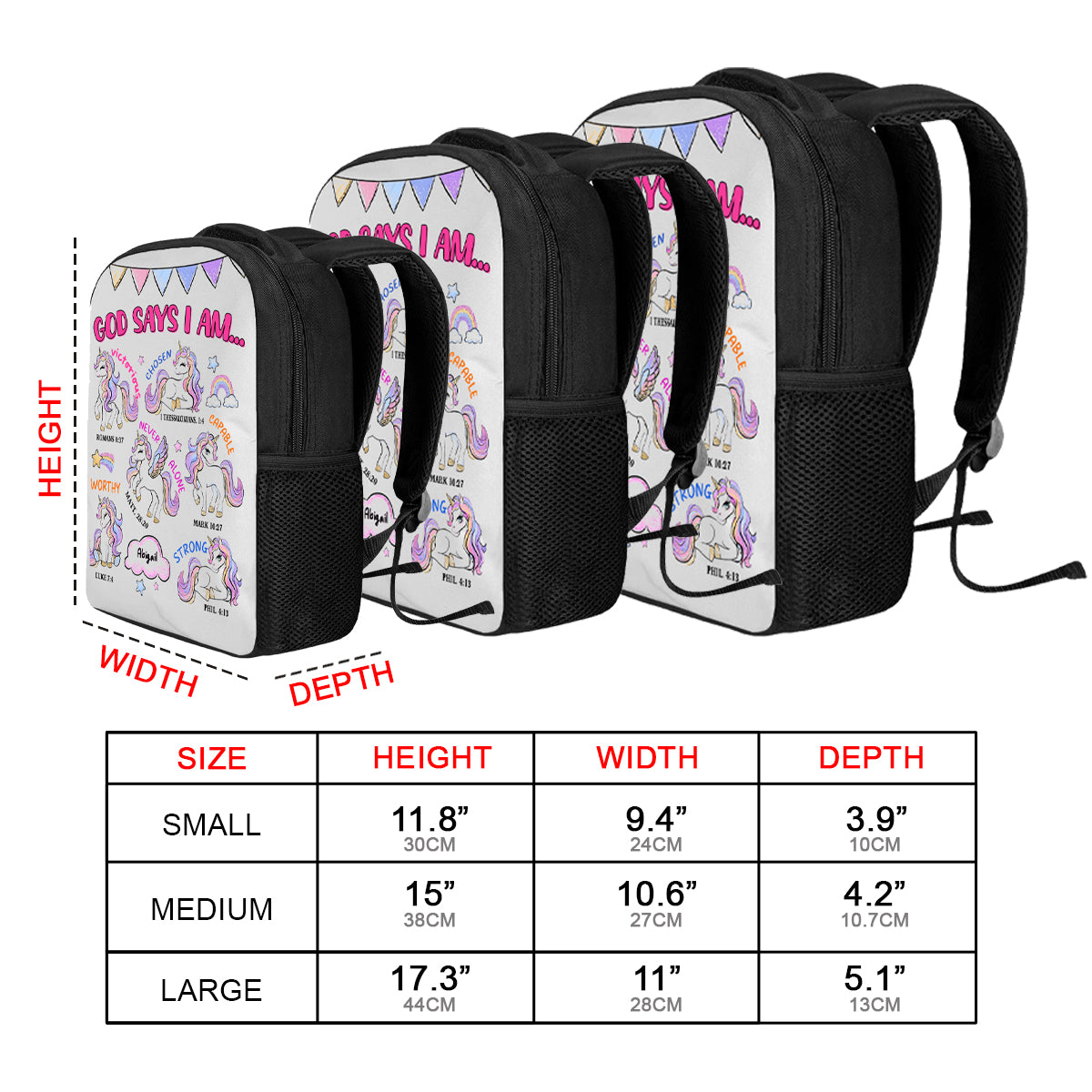 Christian Armor of God Backpack for Kids – Custom Faith Backpack for School