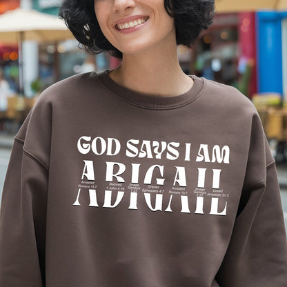 CHRISTIANARTBAG Personalized T-Shirt: Uncover the sacred meaning of your name - GOD Says I Am - Personalized T-Shirt - CAB02100124.