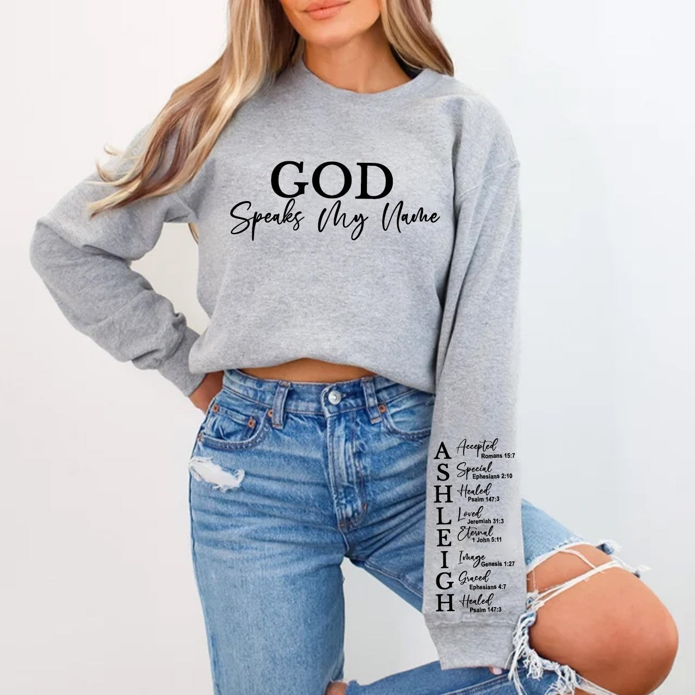 CHRISTIANARTBAG Custom Couple's Apparel : Uncover the sacred meaning of your name - Love Never Fail - Personalized T-Shirt - CAB01121724