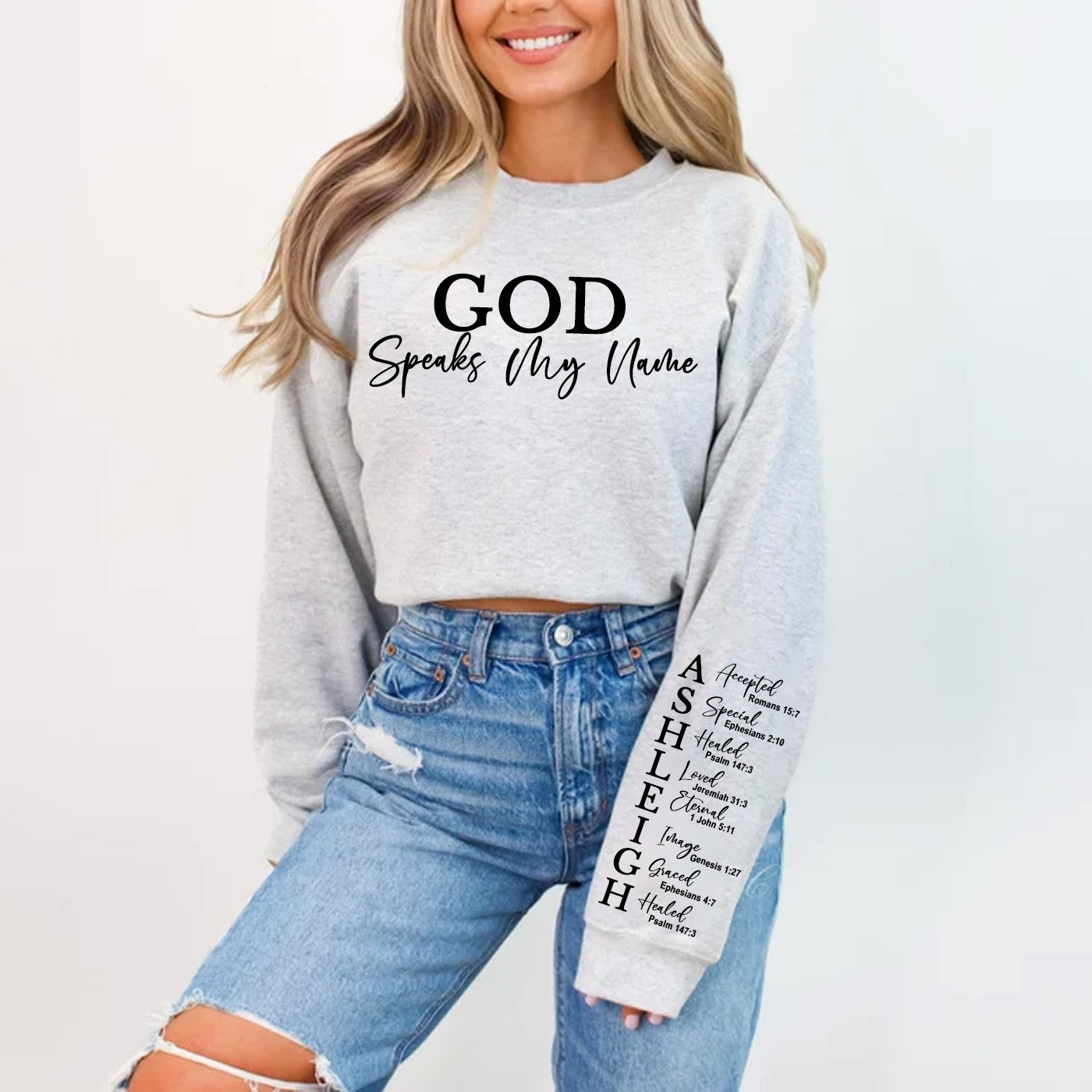 CHRISTIANARTBAG Custom Couple's Apparel : Uncover the sacred meaning of your name - Love Never Fail - Personalized T-Shirt - CAB01121724