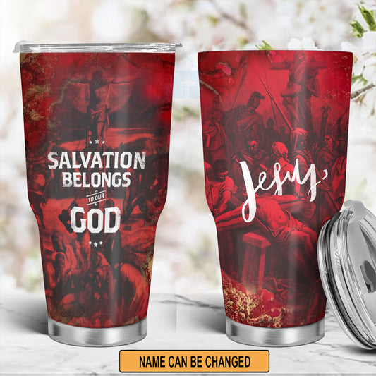 Christianartbag Drinkware, Daily Bible Personalized Tumbler , Personalized Mug, Red Black Tumbler, Christian Gift, CABTB03170823. - Christian Art Bag