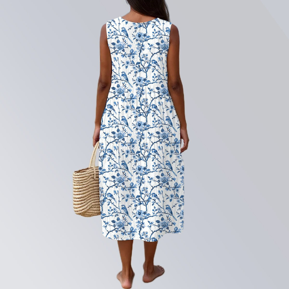 Personalized Christian Floral Summer Dress – I Am A Child Of GOD A Woman Of Faith Maxi Dress