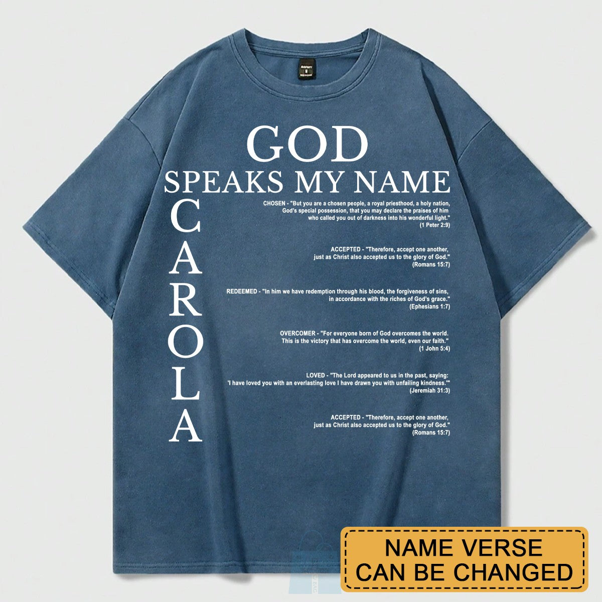 CHRISTIANARTBAG Personalized T-Shirt: Uncover the sacred meaning of your name - Personalized T-Shirt - CAB01070225.