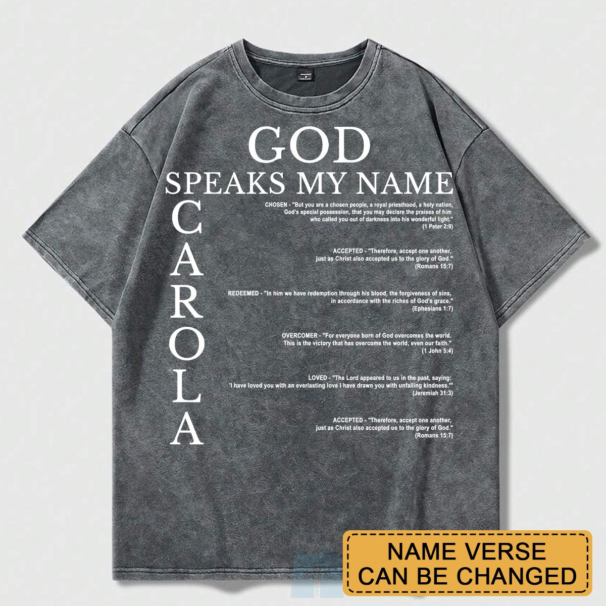 CHRISTIANARTBAG Personalized T-Shirt: Uncover the sacred meaning of your name - Personalized T-Shirt - CAB01070225.