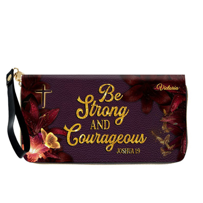 Set Personalized Leather Handbag With Long Wallet – Custom Name & Bible Verse | Burgundy Christian Gift for Women – CHRISTIANARTBAG