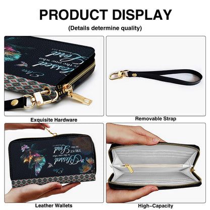 Christianartbag Handbags- Blessed Is The One Who Trusts In The Lord Jeremiah 17:7 - Personalized Leather Handbag - CABLTB01120225