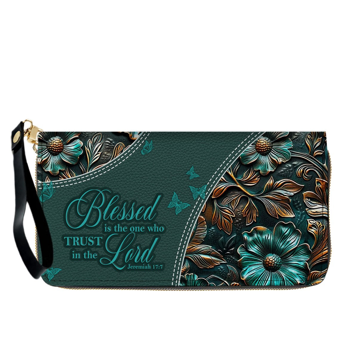 Personalized Christian Handbag with Bible Verses – Custom Name Faith Gift - CAB 120525