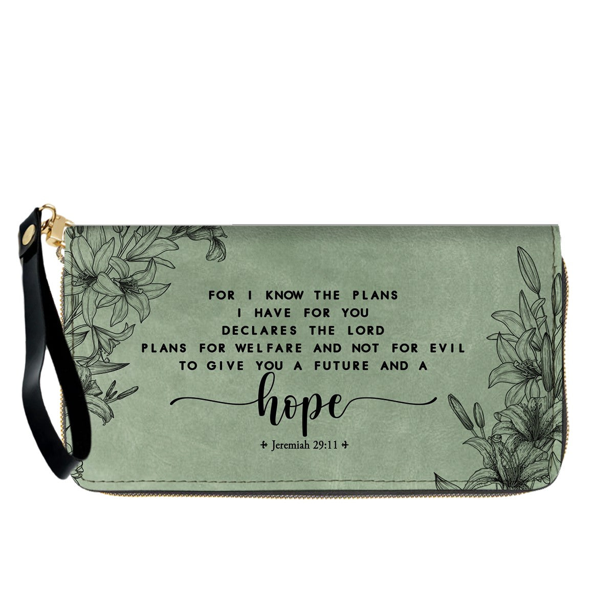 Personalized Leather Handbag & Wallet Set for Women – Custom Name & Bible Verse – Christian Gift | CHRISTIANARTBAG