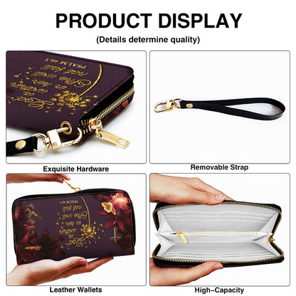 Set Personalized Leather Handbag With Long Wallet – Custom Name & Bible Verse | Burgundy Christian Gift for Women – CHRISTIANARTBAG