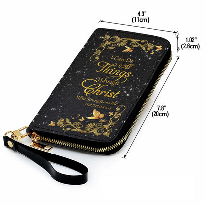 Personalized Christian Leather Handbag & Long Wallet Set | Custom Name & Bible Verse | ChristianArtBag CAB013126