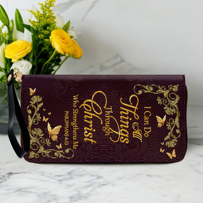 CHRISTIANARTBAG Personalized Leather Handbag with Bible Verse – Custom Name & Color Christian Gift for Women - CAB020226