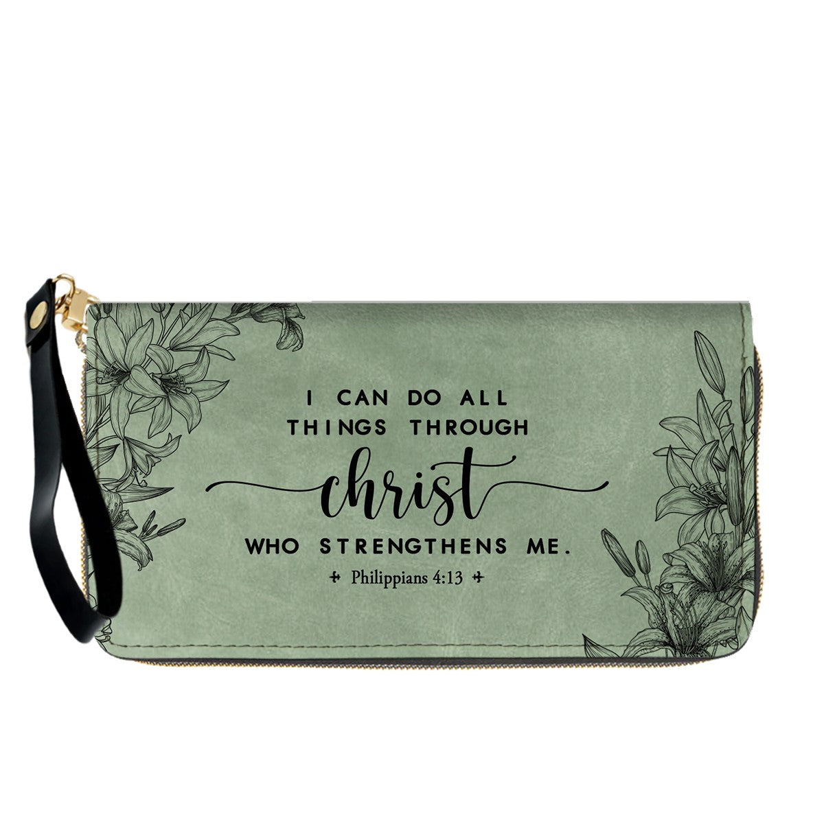 Personalized Leather Handbag & Wallet Set for Women – Custom Name & Bible Verse – Christian Gift | CHRISTIANARTBAG