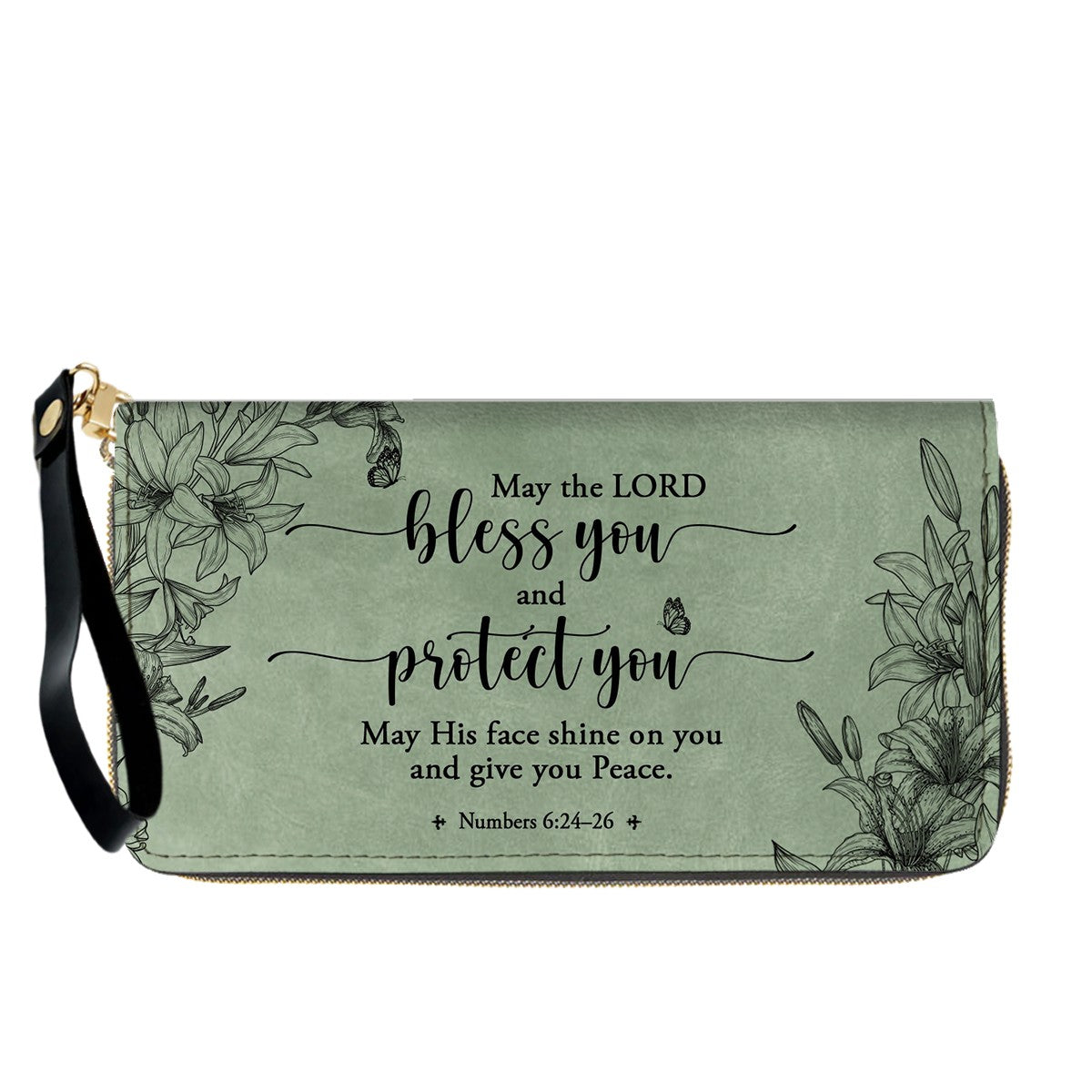 Personalized Leather Handbag & Wallet Set for Women – Custom Name & Bible Verse – Christian Gift | CHRISTIANARTBAG