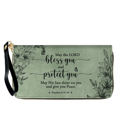 Personalized Leather Handbag & Wallet Set for Women – Custom Name & Bible Verse – Christian Gift | CHRISTIANARTBAG