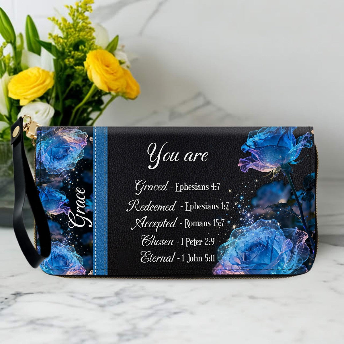 Personalized Leather Handbag with Bible Verses – Custom Christian Gift for Women | CHRISTIANARTBAG CAB010202426