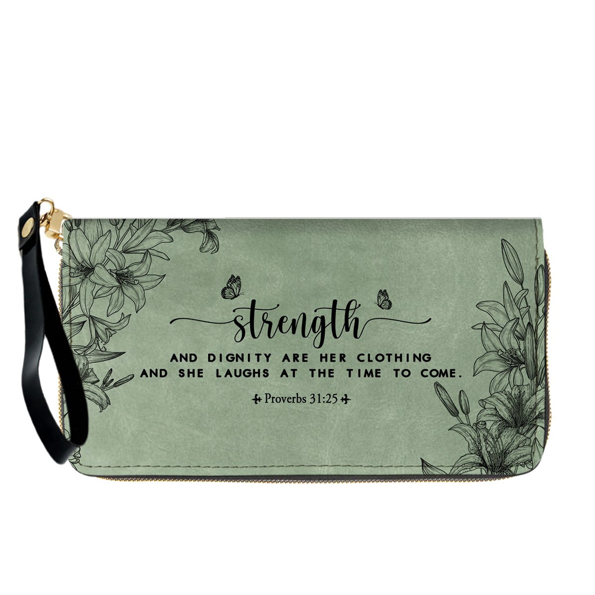 Personalized Leather Handbag & Wallet Set for Women – Custom Name & Bible Verse – Christian Gift | CHRISTIANARTBAG