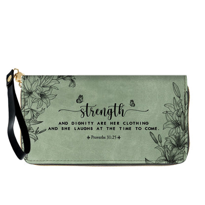 Personalized Leather Handbag & Wallet Set for Women – Custom Name & Bible Verse – Christian Gift | CHRISTIANARTBAG