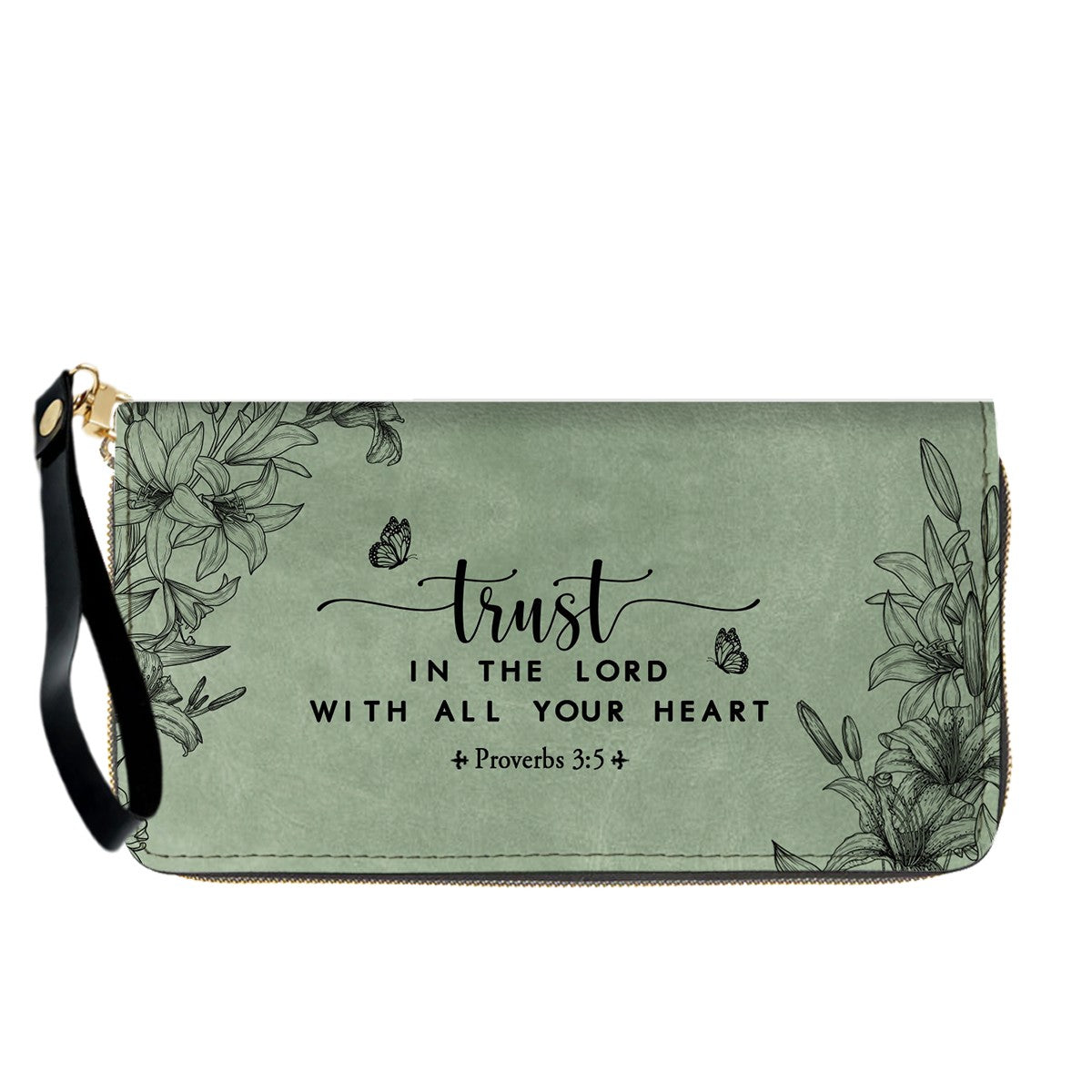 Personalized Leather Handbag & Wallet Set for Women – Custom Name & Bible Verse – Christian Gift | CHRISTIANARTBAG