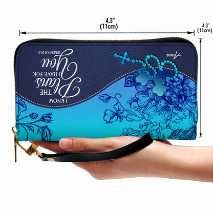 Personalized Christian Leather Handbag & Clutch Purse Set – Custom Name & Bible Verse Gift by CHRISTIANARTBAG