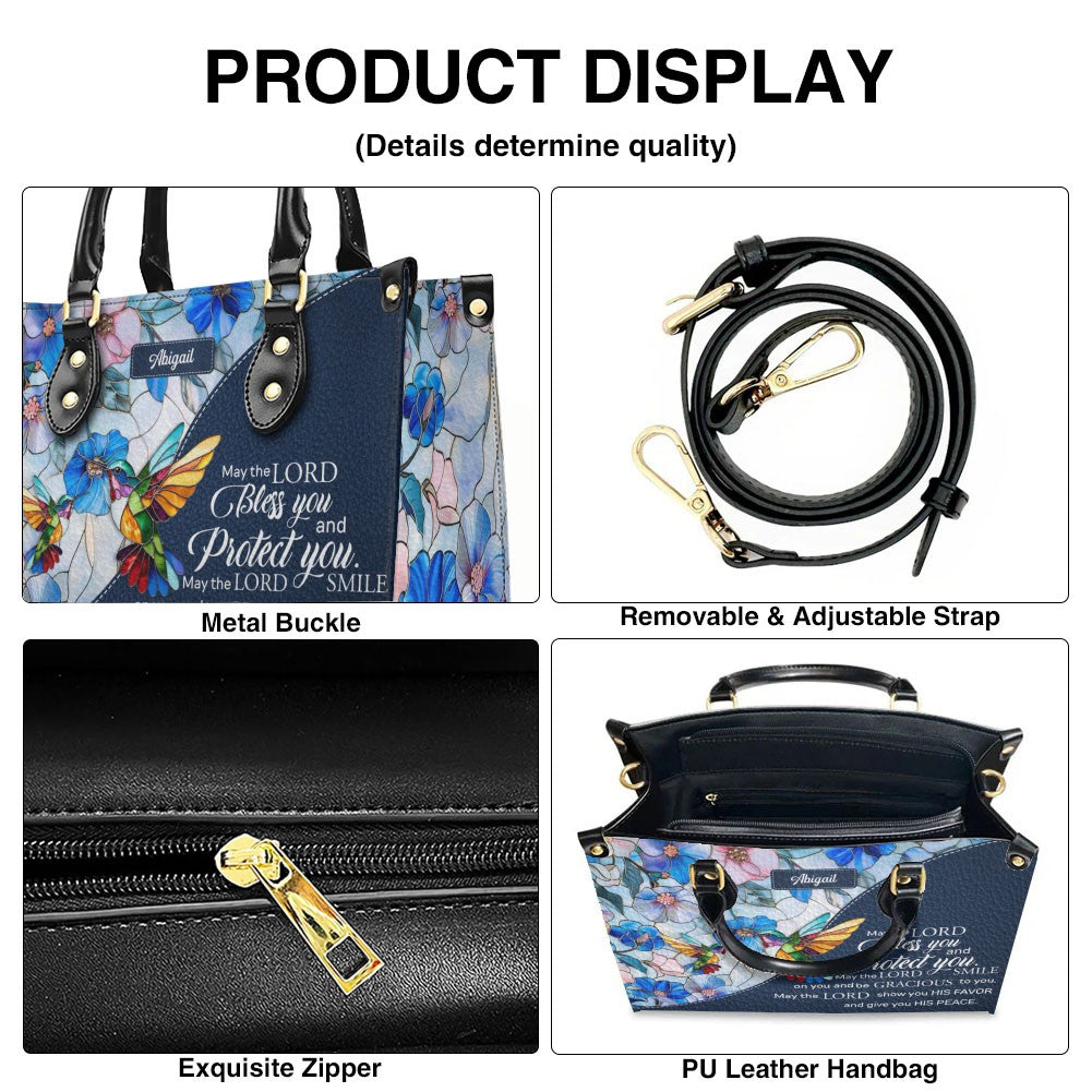 Luxury Mosaic Leather Handbag – Custom Name & Bible Verse for Women | CHRISTIANARTBAG