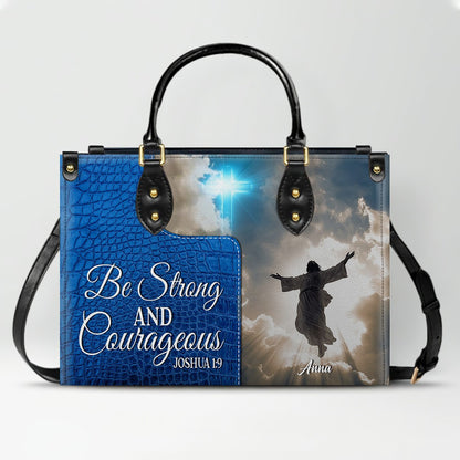 Personalized Leather Handbag for Women – Custom Christian Purse with Bible Verse – CHRISTIANARTBAG