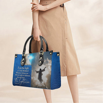 Personalized Leather Handbag for Women – Custom Christian Purse with Bible Verse – CHRISTIANARTBAG