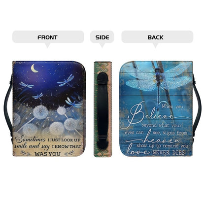 Christianartbag Bible Cover, When You Believe Bible Cover, Personalized Bible Cover, Dragonfly Bible Cover, Christian Gifts, CAB11081123. - Christian Art Bag