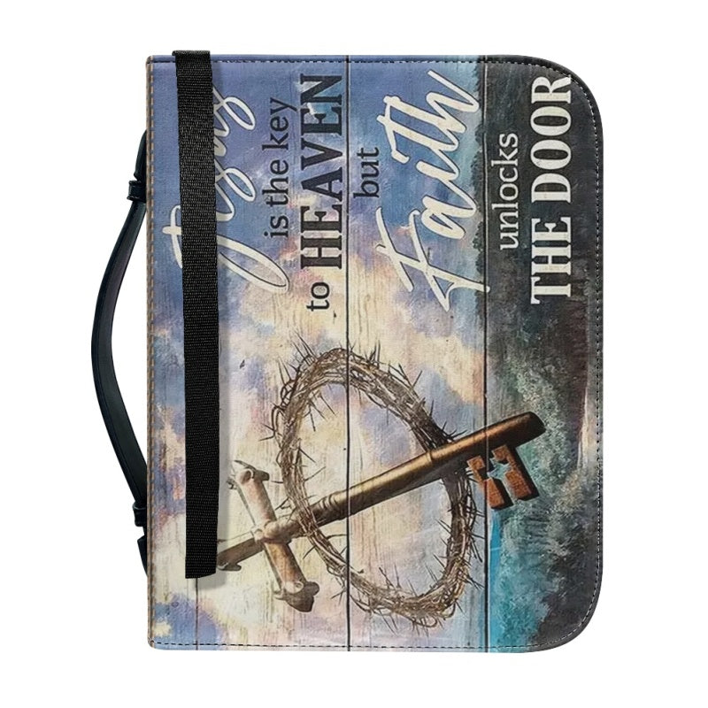 Christianartbag Bible Cover, With GOD All Things Bible Cover, Personalized Bible Cover, Anchor Key Sea Bible Cover, Christian Gifts, CAB14081123. - Christian Art Bag