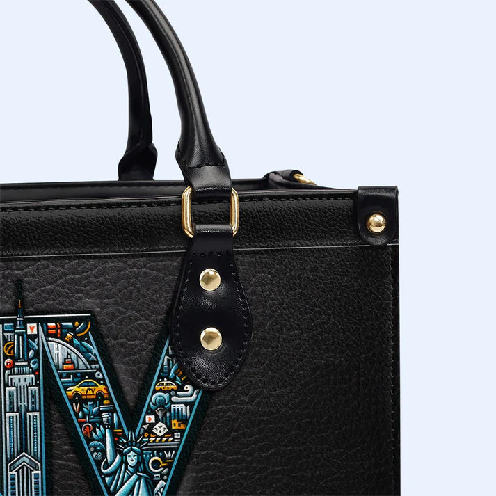 New York City Chic Leather Handbag by CHRISTIANARTBAG – Urban Sophistication - CABLTHB05010424.