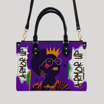 CHRISTIANARTBAG Handbags - Personalized “Rise & Shine” Christian Handbag for Women of Faith – Custom Bible Verse & Name - CABLTB01062425