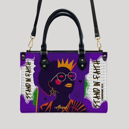 CHRISTIANARTBAG Handbags - Personalized “Rise & Shine” Christian Handbag for Women of Faith – Custom Bible Verse & Name - CABLTB01062425
