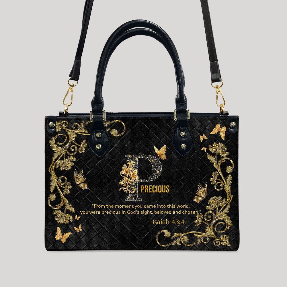 CHRISTIANARTBAG Handbags - Personalized Christian Handbag with Bible Verse – A to Z Alphabet Design – Your Letter, Your Verse, Your Faith – Inspirational Gift for Moms - CABLTB01062425