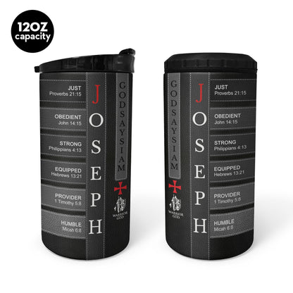 Personalized Stainless Steel Water Bottle with Custom Name & Bible Verses – Christian Gift by CHRISTIANARTBAG