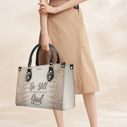 Personalized Christian Leather Handbag & Long Wallet Set – Custom Bible Verse Gift for Women