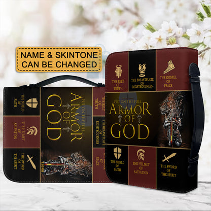 CHRISTIANARTBAG - Armor Of God Bible Cover - Personalized Bible Cover - Bible Cover For Women - CABBBCV01070324.