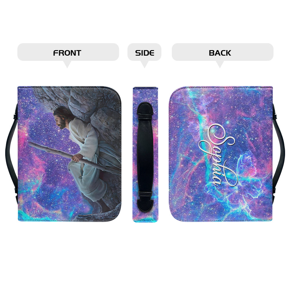 Christianartbag Bible Cover, God Reclines Amidst The Galaxies Bible Cover, Personalized Bible Cover, Galaxies Bible Cover, Christian Gifts, CAB01120124. - Christian Art Bag