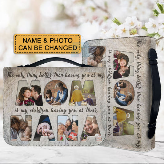 CHRISTIANARTBAG Bible Cover - Cherished Memories Custom Photo Bible Cover - CABBBCV03170324.