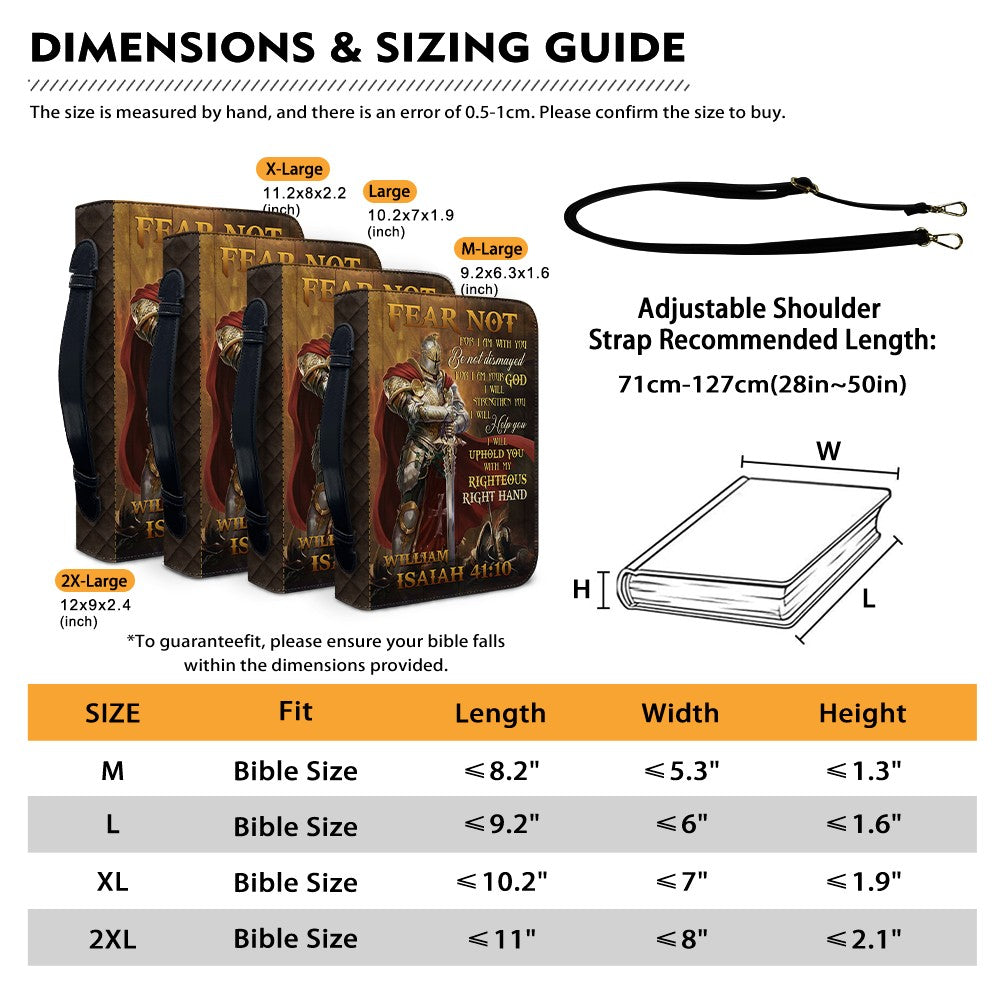 Personalized Armor of God Bible Cover with Name – Christian Leather Bible Case | CHRISTIANARTBAG CAB01122925