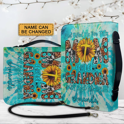 CHRISTIANARTBAG Bible Covers - Mom and Grandma Rock Them Both - Personalized Bible Cover - CABBBCV01030424