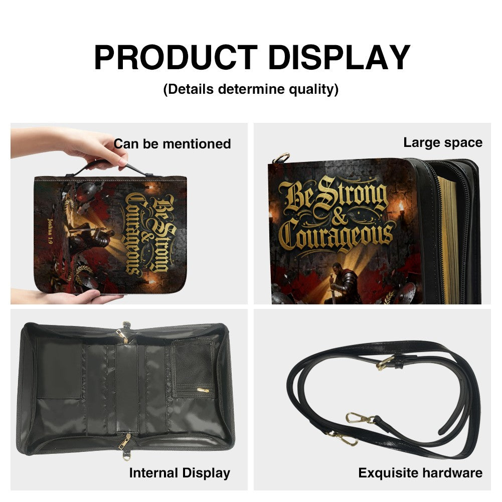 Personalized Bible Cover for Men – Custom Name & Bible Verse | CHRISTIANARTBAG CAB011926