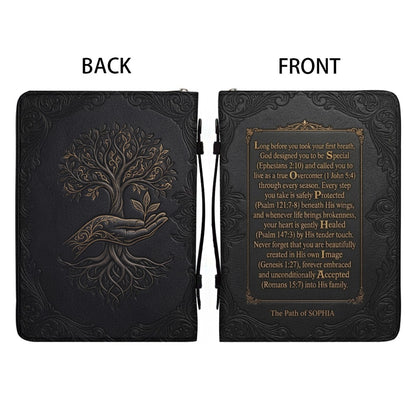 Personalized Name Acrostic Bible Story Cover | Custom Colors & Verses - CHRISTIANARTBAG 01090426