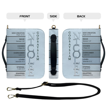 CHRISTIANARTBAG Bible Cover - Uncover the sacred meaning of your name - Personalized Bible Cover, CABBBCV011626