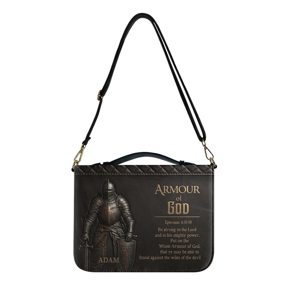 CHRISTIANARTBAG Personalized Armor of God Lion Leather Bible Cover CAB02092426