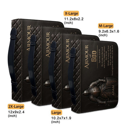 CHRISTIANARTBAG Personalized Armor of God Lion Leather Bible Cover CAB02092426