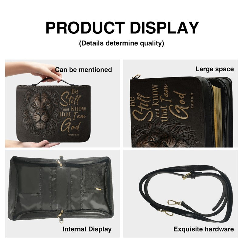 CHRISTIANARTBAG Personalized Armor of God Lion Leather Bible Cover CAB02092426