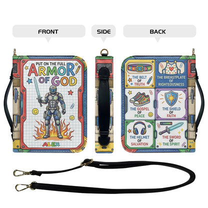 Customizable Armor of God Kids Bible Cover | Perfect First Communion, Confirmation Gift from CHRISTIANARTBAG CAB01071426