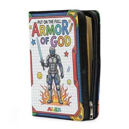 Customizable Armor of God Kids Bible Cover | Perfect First Communion, Confirmation Gift from CHRISTIANARTBAG CAB01071426