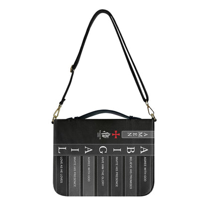 Personalized Bible Cover with Custom Name - Meaningful Faith Message for Each Letter - Premium Christian Gift for Men, Women & Kids