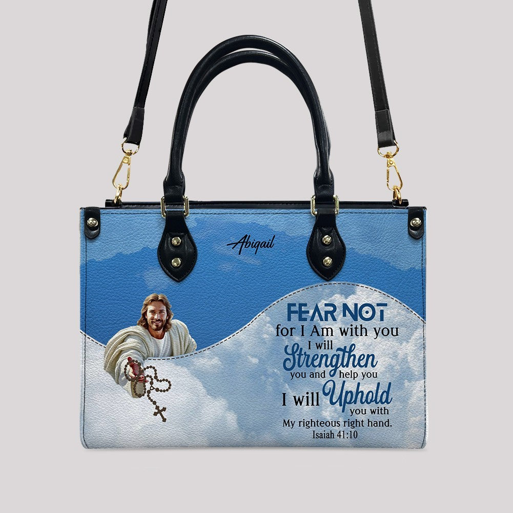 Personalized Leather Handbag with Bible Verses – Christian Gift for Women | CHRISTIANARTBAG