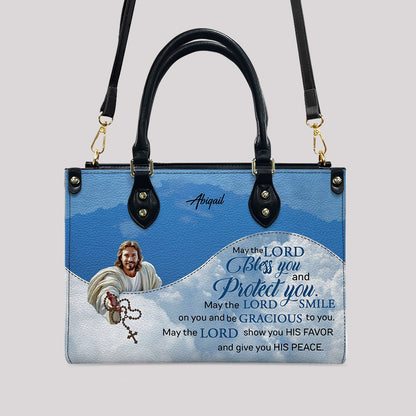 Personalized Leather Handbag with Bible Verses – Christian Gift for Women | CHRISTIANARTBAG